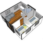 Conteneur mobile Tiny House avec deux chambres et cuisine – 2024 – Image 14