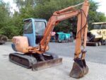 Mini-Pelle Hitachi EX 40 d’Occasion – 4,1T (2000) avec 3 Godets