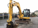 Mini-pelle d’occasion Komatsu PC78MR-6 (2004) – 8,3T – Moteur 40,5 kW