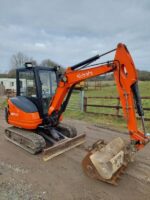 Kubota KX71-3 (2012) – Mini Pelle 2,5T – 2 534 h – 3 Godets – Excellent État – Image 3
