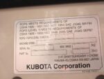 Kubota U25-3 (2005) – Mini Pelle 2,6T – 6 333 h – 3 Godets – Attache Rapide – Révisée – Image 5