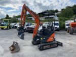 Mini-Pelle Hitachi ZX 17U-2 d’Occasion (2013) – 1,8T avec Moteur Yanmar et 3 Godets – Image 7