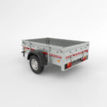 Remorque Temared PRO BRAKE 2012 – 1,3T – Freinée, 1073 kg de charge utile – Image 2